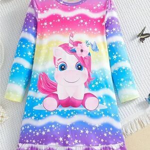 Girls Unicorn Nightdress